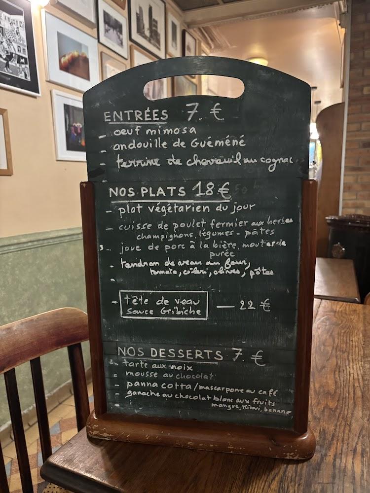 Le Verre à Pied - Menu Image 1